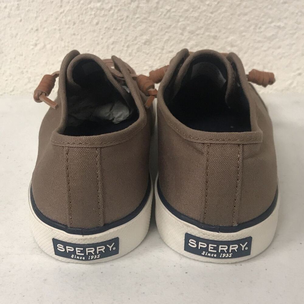 Sperry Women's Pier View Sneakers, Size 5.5 M, Brown / White - Picture 4 of 6